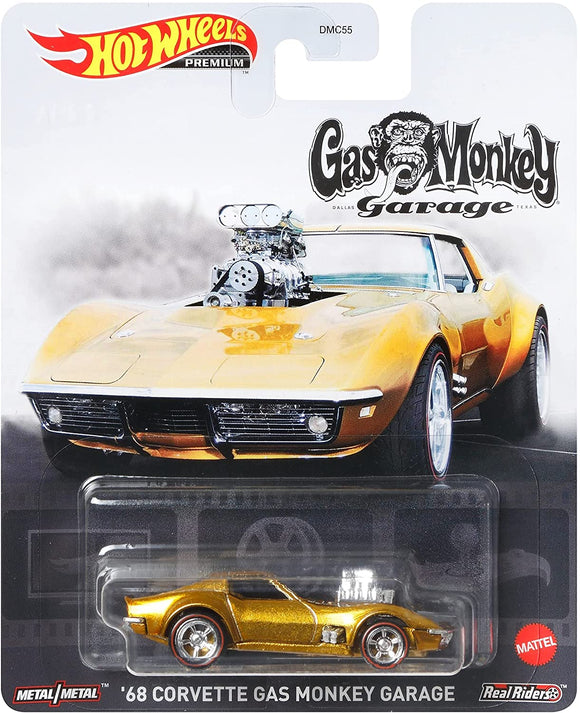 HOT WHEELS DIECAST - 68 Corvette Gas Monkey Garage