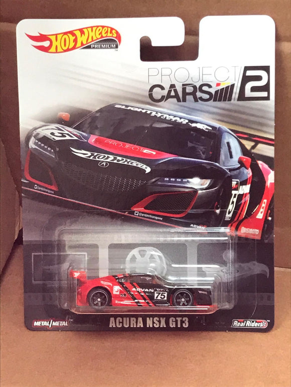 HOT WHEELS RETRO Entertainment Project Cars 2 Acura NSX GT3