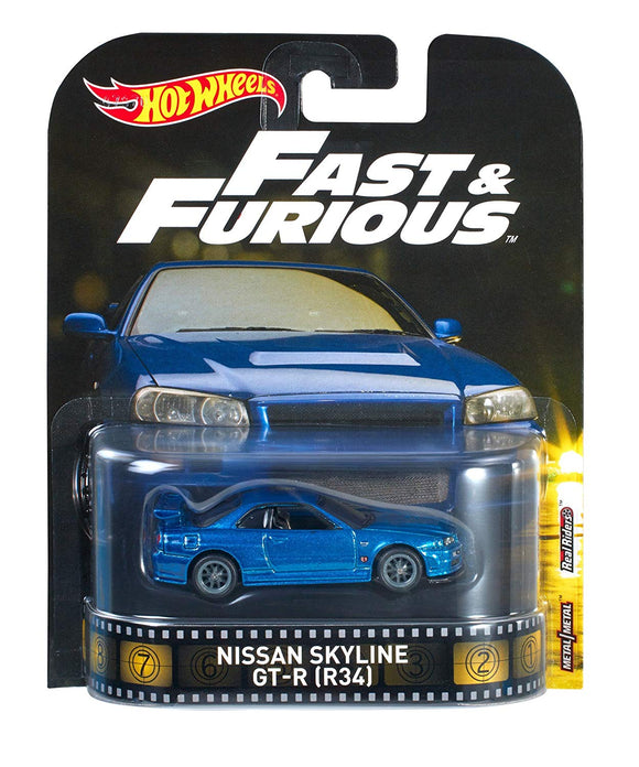 HOT WHEELS - Fast and Furious Nissan Skyline GT-R R34