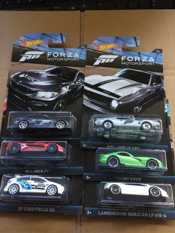 HOT WHEELS DIECAST - Forza Series Set Of 6