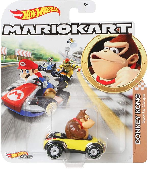 HOT WHEELS DIECAST - Mario Kart Donkey Kong Sports Coupe