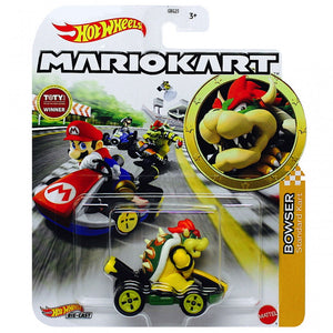 HOT WHEELS DIECAST - Mario Kart Bowser Standard Kart