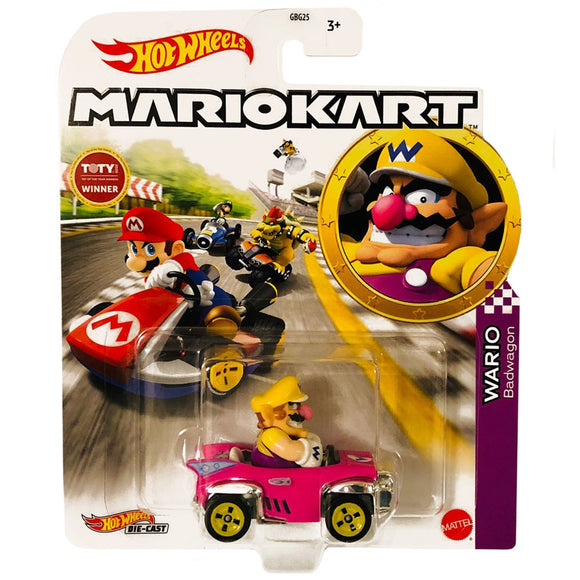 HOT WHEELS DIECAST - Mario Kart Wario Bandwagon