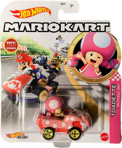 HOT WHEELS DIECAST - Mario Kart Toadette Birthday Girl