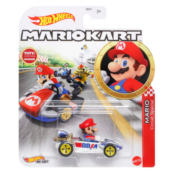 HOT WHEELS DIECAST - Mario Kart Mario Circuit Special