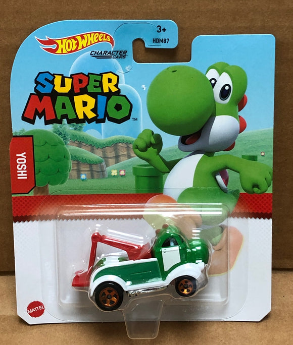 HOT WHEELS DIECAST - Character Cars Super Mario - Yoshi