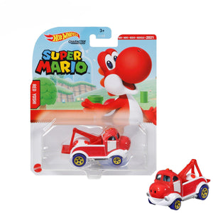 HOT WHEELS DIECAST - Character Cars Super Mario - Red Yoshi