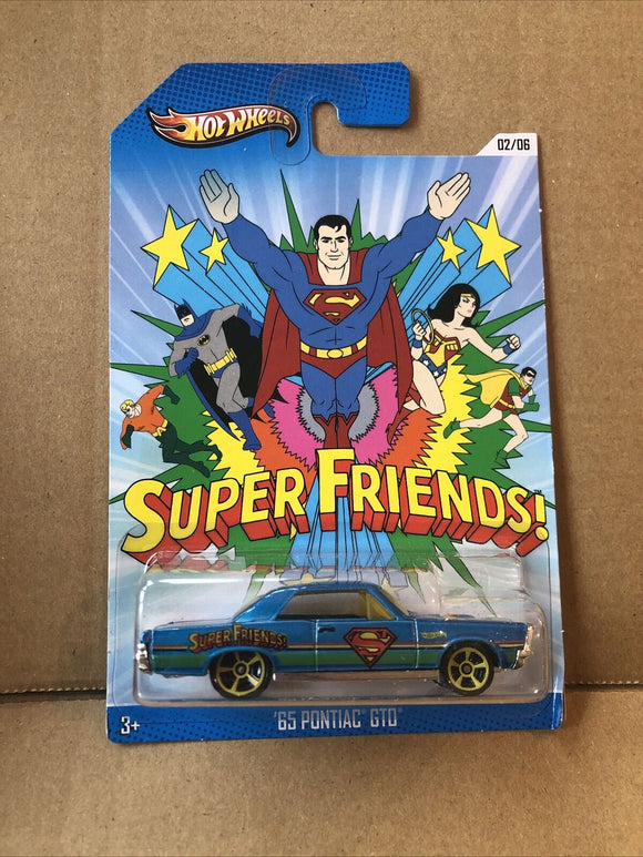 HOT WHEELS DIECAST - Super Friends Superman 65 Pontiac GTO