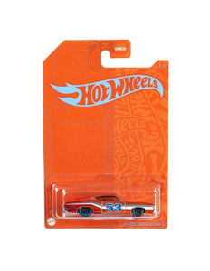 HOT WHEELS DIECAST - Orange and Blue Satin - 69 Ford Torino Talladega