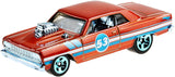 HOT WHEELS DIECAST - Orange and Blue Satin - 64 Chevy Chevelle SS