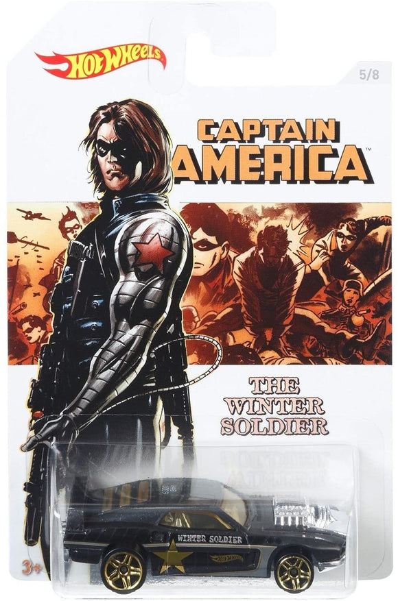 HOT WHEELS DIECAST - Captain America Winter Soldier Rivited
