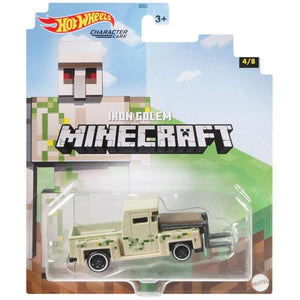 HOT WHEELS DIECAST - Character Cars Minecraft Iron Golem