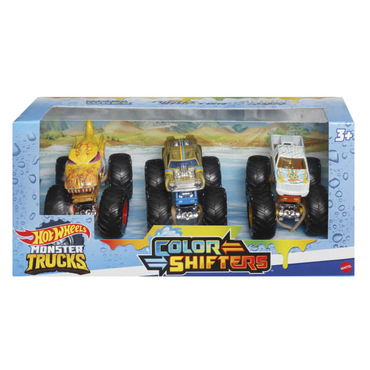 HOT WHEELS Colour Shifters Monster Trucks 3 pack