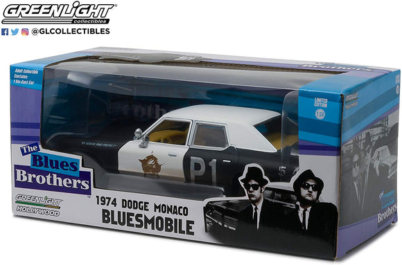 Greenlight Hollywood Diecast - The Blues Brothers 1974 Dodge Monaco