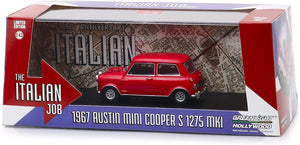 Greenlight Hollywood Diecast - Italian Job 1967 Austin Mini Cooper S 1275 MK1 Red