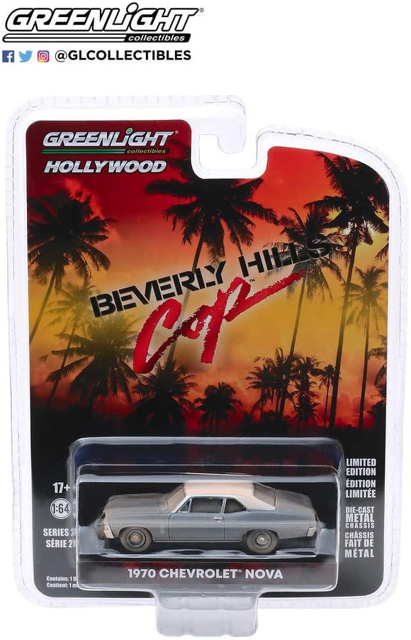 GREENLIGHT HOLLYWOOD DIECAST - Beverly Hills Cop 1970 Chevrolet Nova