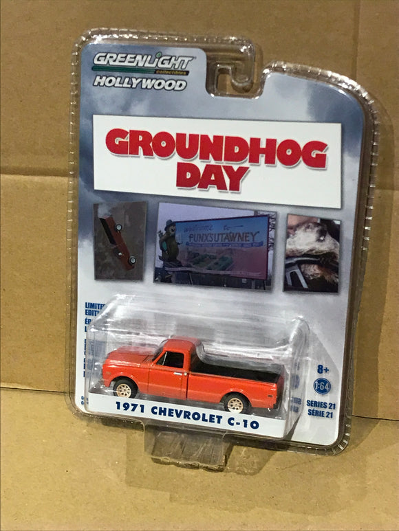 GREENLIGHT HOLLYWOOD DIECAST - Groundhog Day - 1971 Chevrolet C10