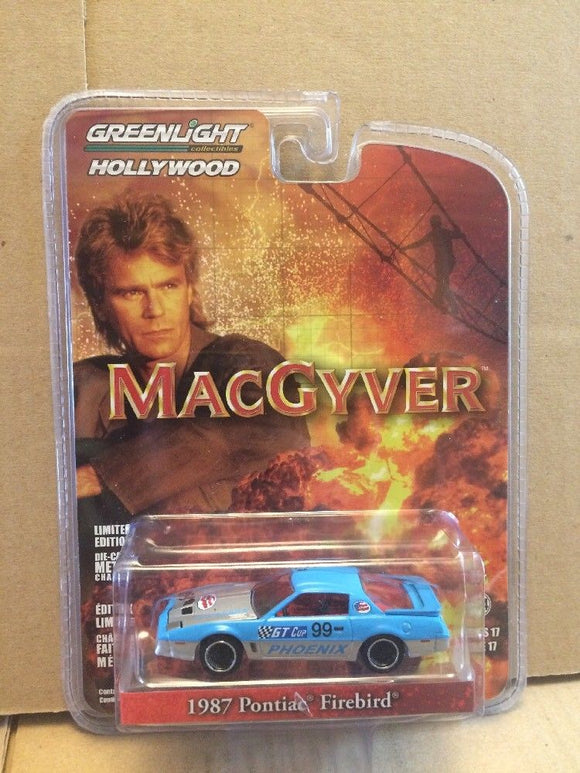 GREENLIGHT HOLLYWOOD DIECAST - MACGYVER - 1987 Pontiac Firebird