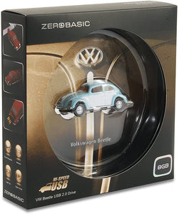 USB Drive 8GB - Volkswagen Beetle Blue and White
