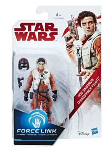 Star Wars Force Link - Poe Dameron Resistance Pilot - 3.75