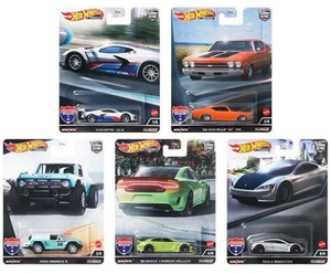 HOT WHEELS DIECAST - Car Culture - American Scene Set Of 5