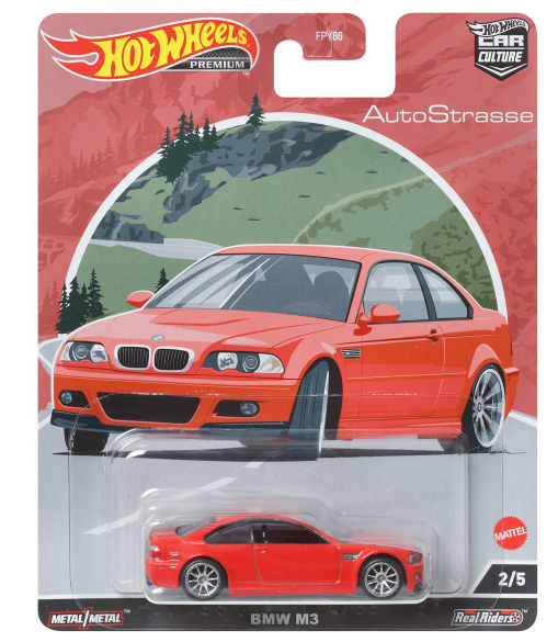 HOT WHEELS DIECAST - Car Culture - Autostrasse BMW M3 E46