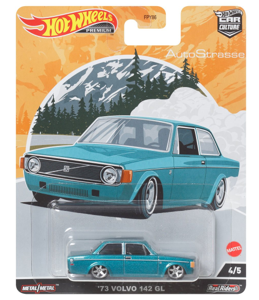 HOT WHEELS DIECAST - Car Culture - Autostrasse 73 Volvo 142 GL