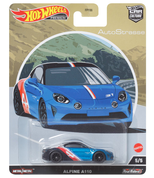 HOT WHEELS DIECAST - Car Culture - Autostrasse Alpine A110