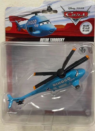 DISNEY CARS DELUXE DIECAST Rotor Turbosky Dinoco Helicopter