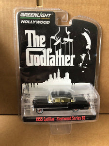 GREENLIGHT HOLLYWOOD DIECAST - The Godfather 1955 Cadillac Fleetwood Series 60