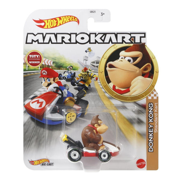 HOT WHEELS DIECAST - Mario Kart Donkey Kong Standard Kart