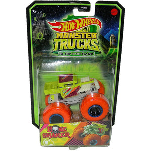 HOT WHEELS MONSTER TRUCKS - Glow in the dark - Bone Shaker