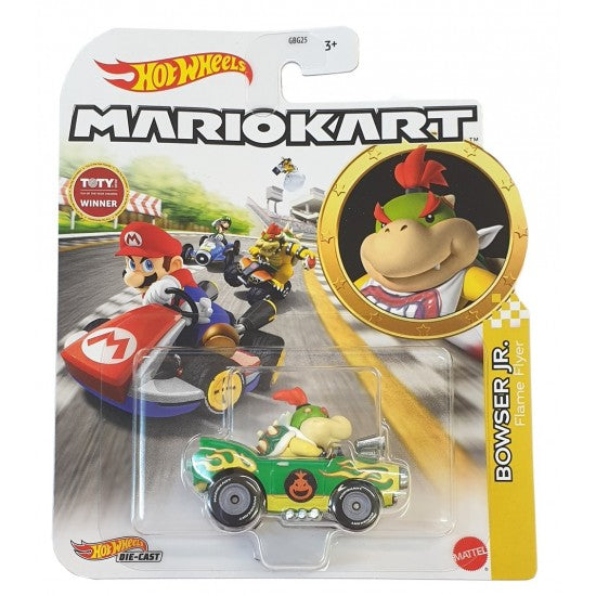 HOT WHEELS DIECAST - Mario Kart Bowser Jr Flame Flyer