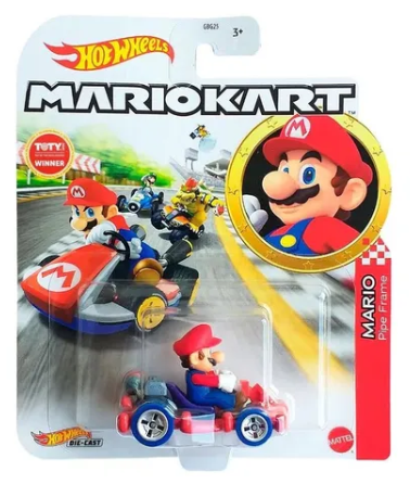 HOT WHEELS DIECAST - Mario Kart Mario Pipe Frame