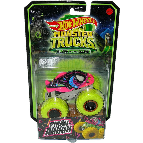 HOT WHEELS MONSTER TRUCKS - Glow in the dark - Piranahhhh