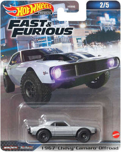 HOT WHEELS DIECAST - Fast and Furious 1967 Chevy Camaro Offroad