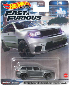 HOT WHEELS DIECAST - Fast and Furious Jeep Grand Cherokee Trackhawk