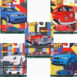 HOT WHEELS DIECAST - Car Culture - Deutschland Design set of 5