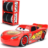 DISNEY CARS JADA DIECAST - Lightning McQueen with tire rack