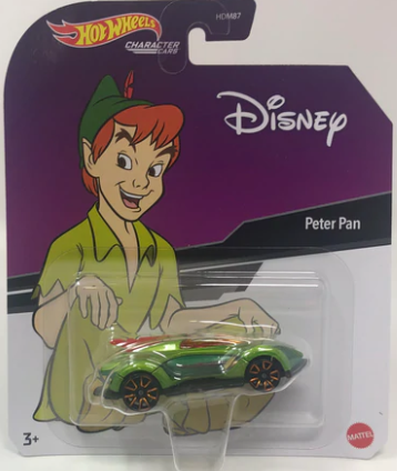 HOT WHEELS DIECAST - Character Cars Disney Peter Pan