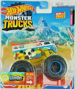 HOT WHEELS MONSTER TRUCKS - Psycho-delic VW Drag Bus