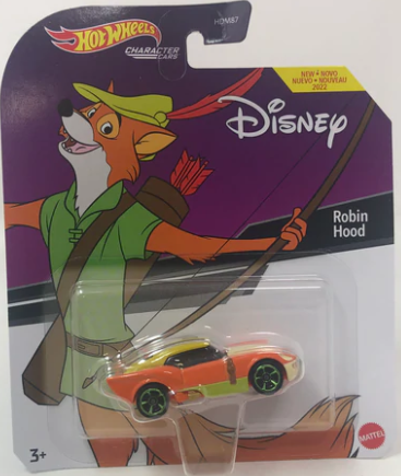 HOT WHEELS DIECAST - Character Cars Disney Robin Hood