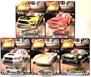 HOT WHEELS DIECAST - Boulevard Series Number 61-65 lot of 5