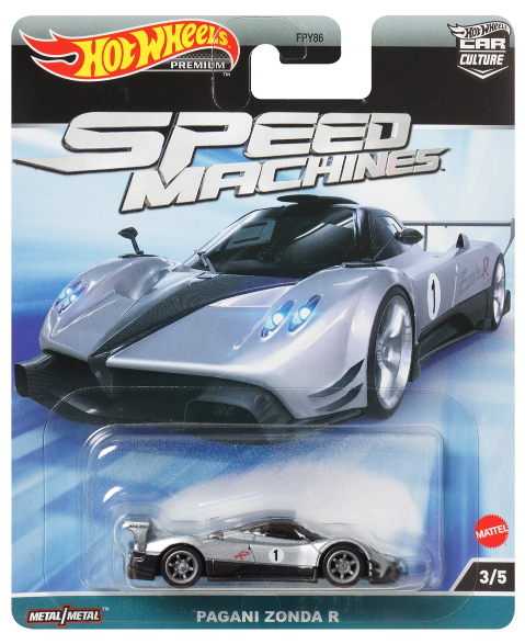 HOT WHEELS DIECAST - Speed Machines Pagani Zonda R