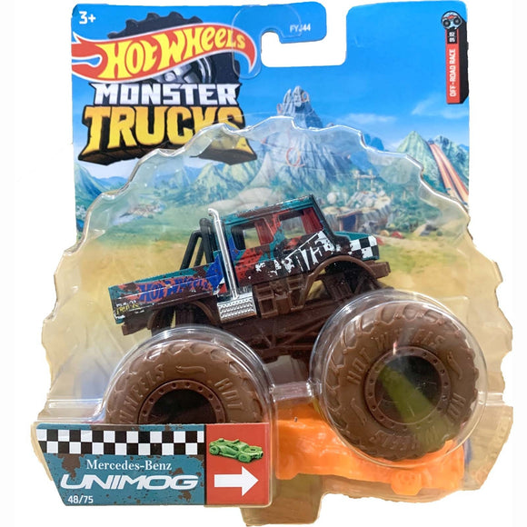 HOT WHEELS MONSTER TRUCKS - Mercedes Benz Unimog