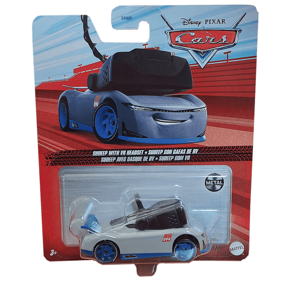 DISNEY CARS 3 DIECAST - Trainee 94 with VR Headset