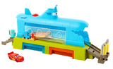 DISNEY CARS COLOUR CHANGER - Whale Submarine Car Wash Playset