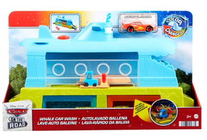 DISNEY CARS COLOUR CHANGER - Whale Submarine Car Wash Playset