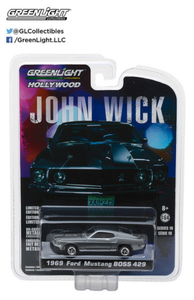 GREENLIGHT HOLLYWOOD DIECAST - JOHN WICK - 1969 Ford Mustang Boss 429